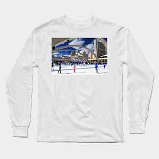 Skating at Nathan Phillips Square Long Sleeve T-Shirt